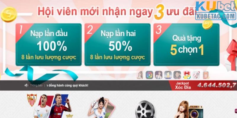 Khuyến mãi Kubet chào mừng hội viên mới hấp dẫn